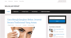 Desktop Screenshot of majalahsehat.com